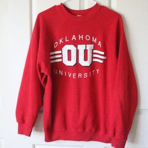 Vintage Oklahoma University Pull Over